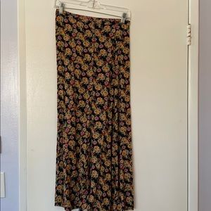 Urban Outfitters floral maxi skirt